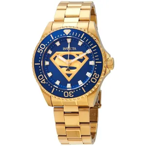 Invicta DC Comics Superman Quartz Blue Dial Men's Watch 29689