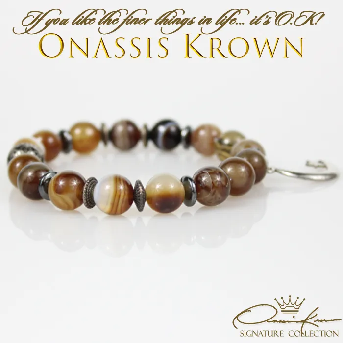 Islamic Crescent Moon-Star Bead Bracelet