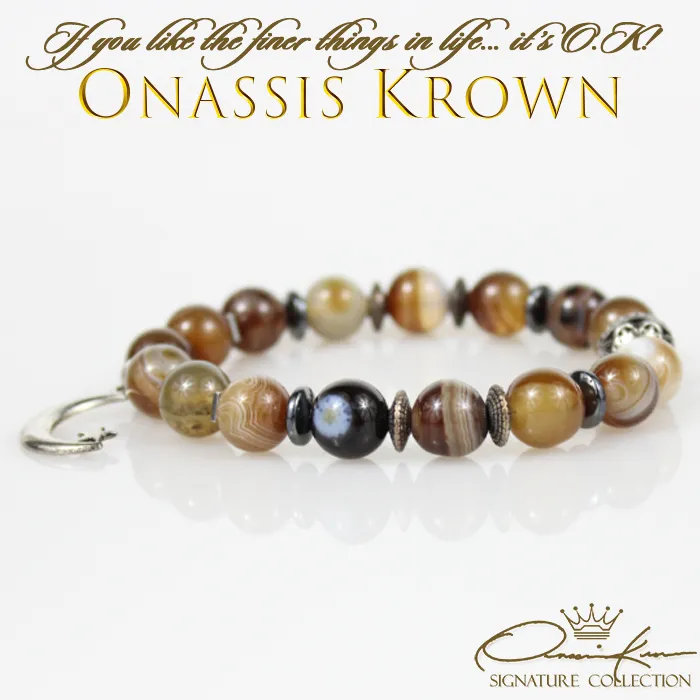 Islamic Crescent Moon-Star Bead Bracelet