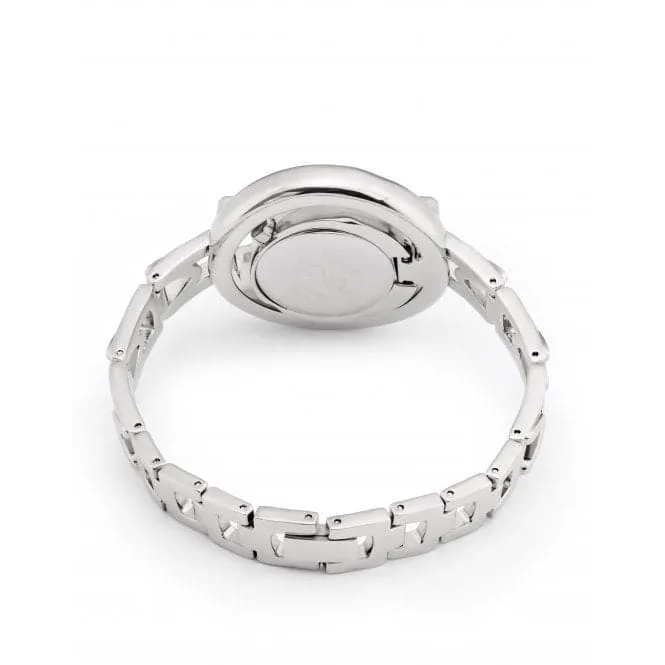 Ladies Brave White Silver Stand Out Topaz Watch REL0148BLNMTL0