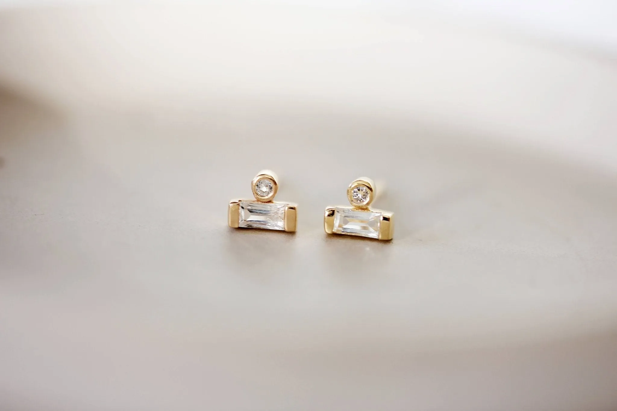 Little Gold Afterglow Studs