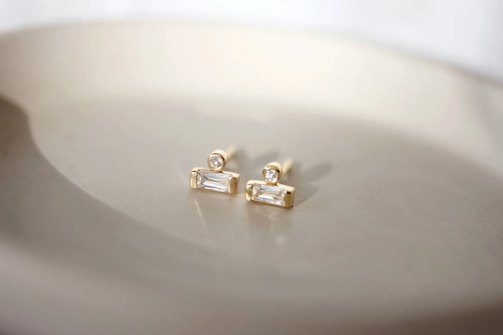 Little Gold Afterglow Studs