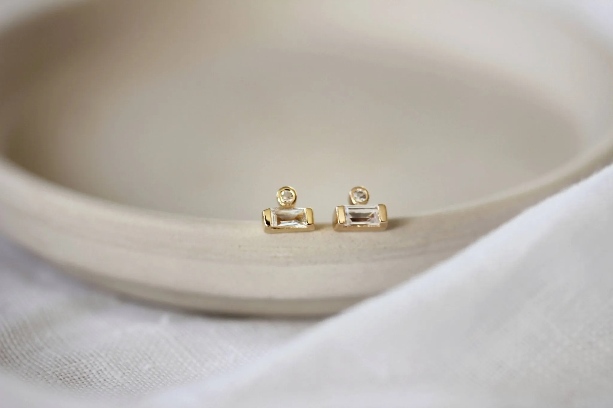 Little Gold Afterglow Studs