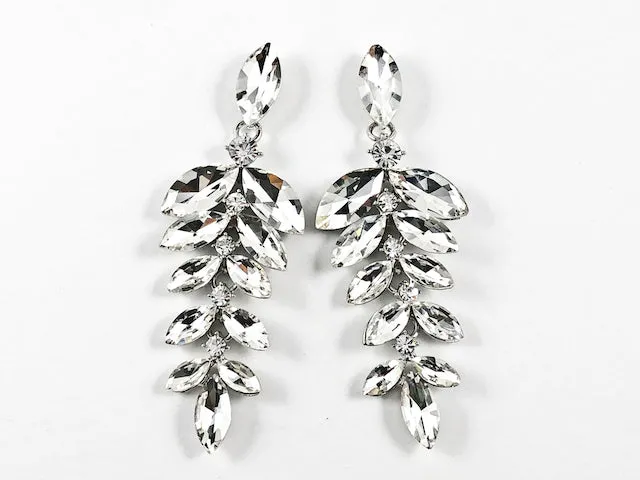 Long Multi Branch Dangling Design Fashion Earrings