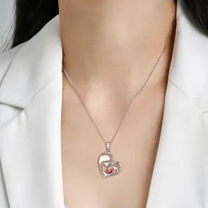 Luna S925 Silver Best Mom Necklace and Pendant