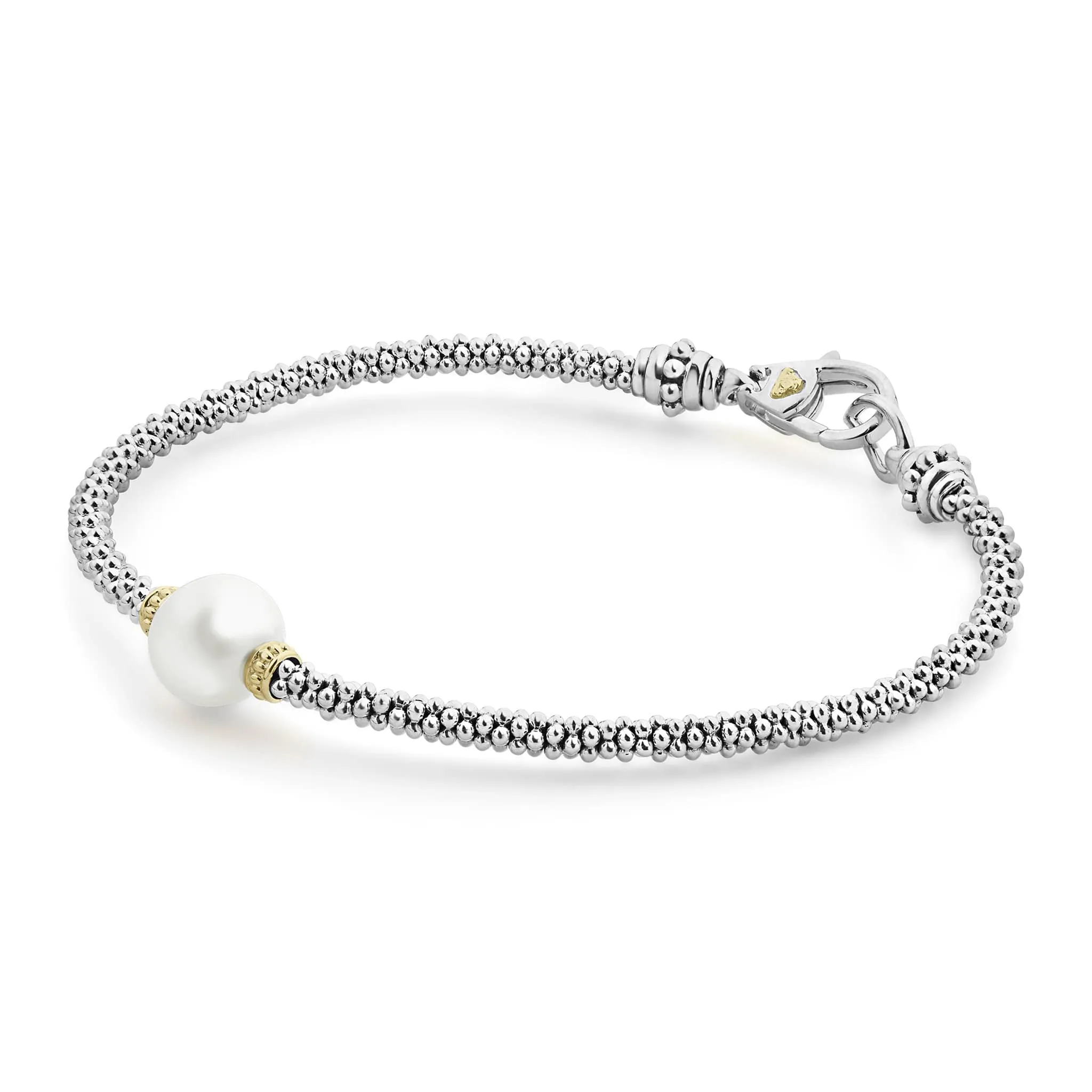 Luna Single Pearl Caviar Bracelet | 3mm