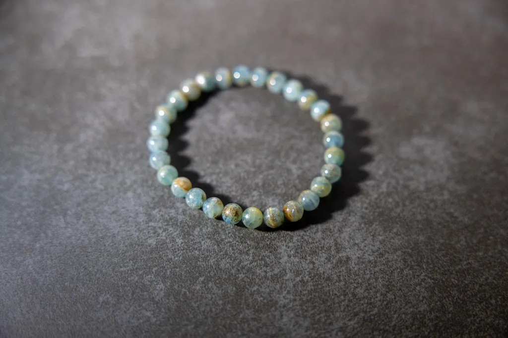 Luxury Blue Calcite Natural Gemstone Bracelet