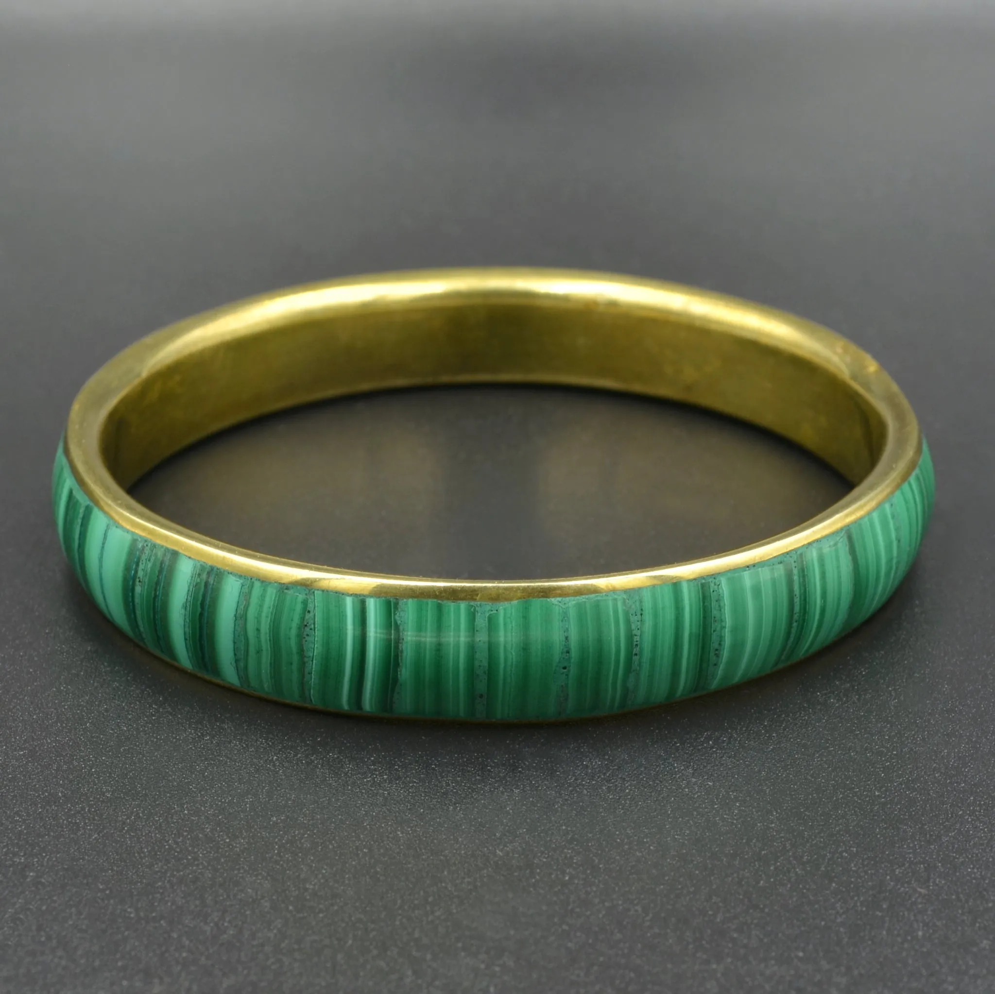 Malachite Bangle Bracelet