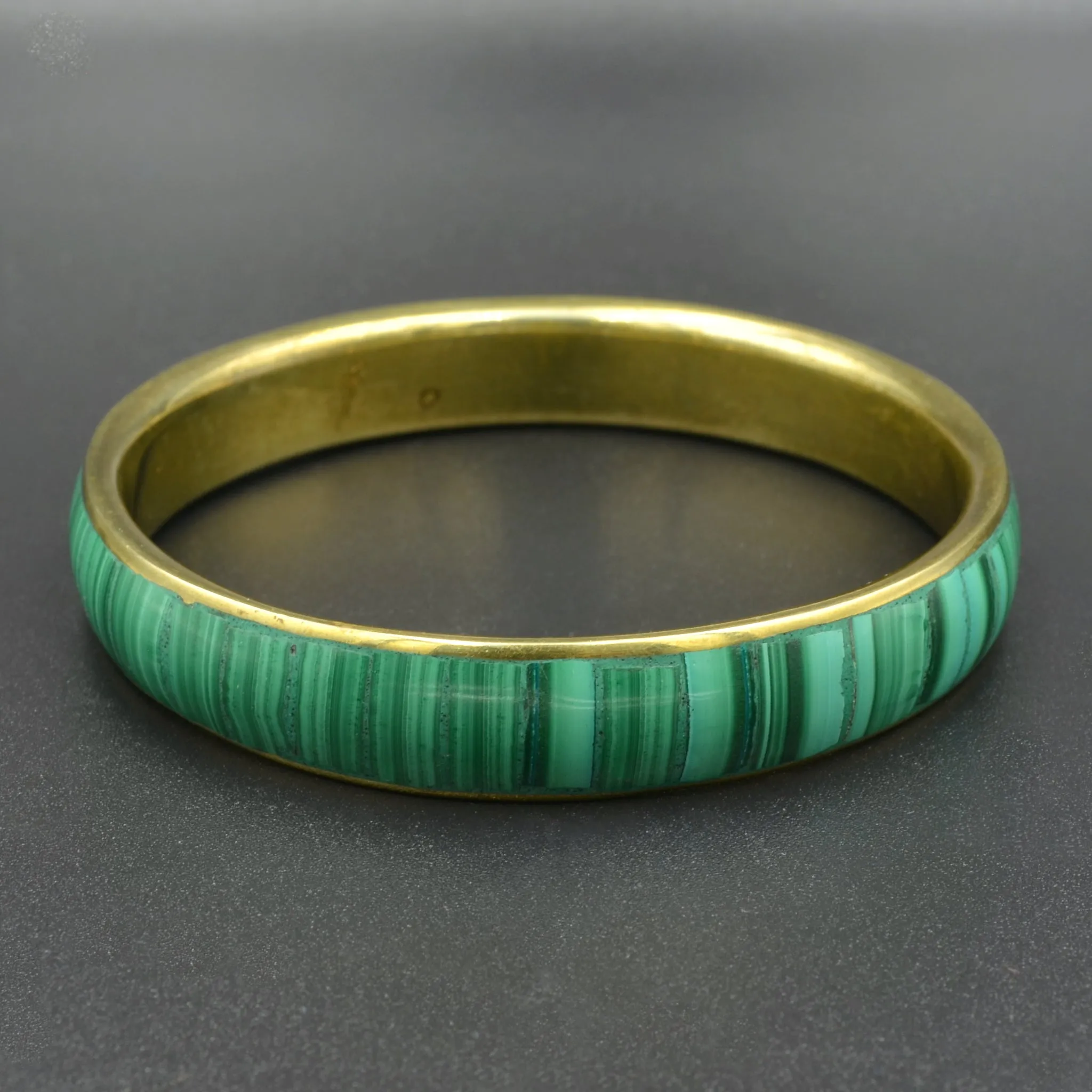 Malachite Bangle Bracelet