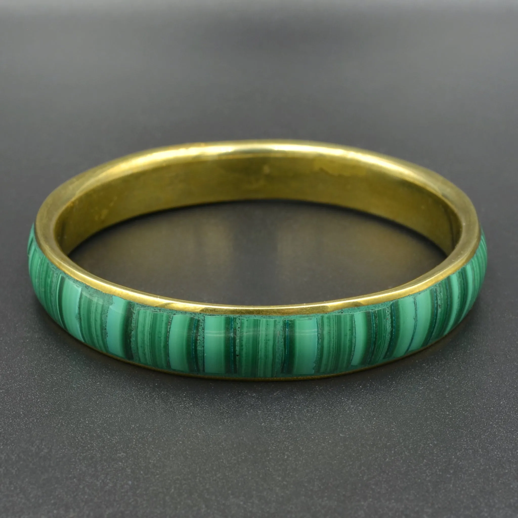 Malachite Bangle Bracelet