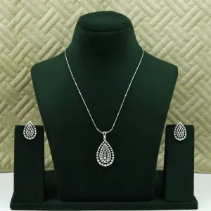 Medium Zircon/AD Pendant Set 7365-34