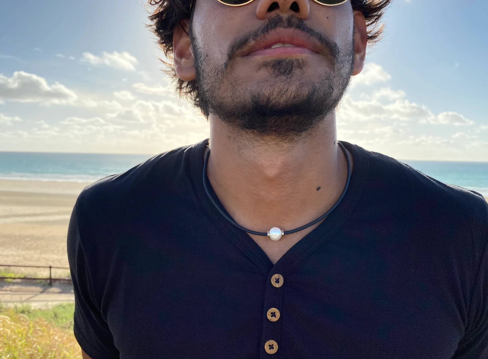 Men’s Pearl Necklace