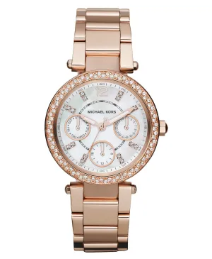Michael Kors Women's Mini Parker Rose Gold-Tone Watch