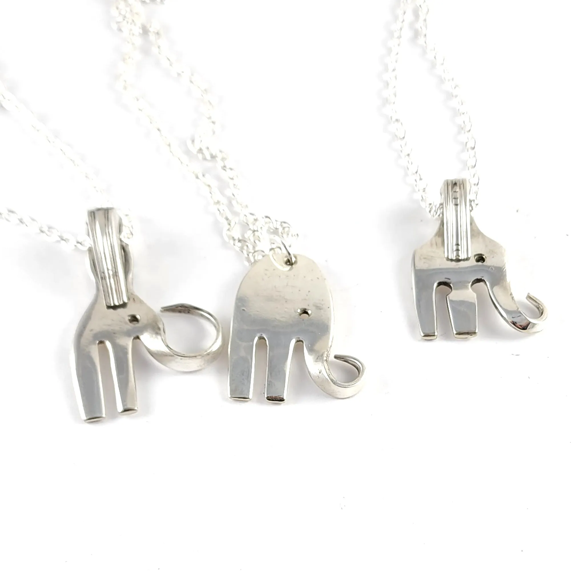 Mixed Bag Elefork Cocktail Fork Necklace - Wholesale