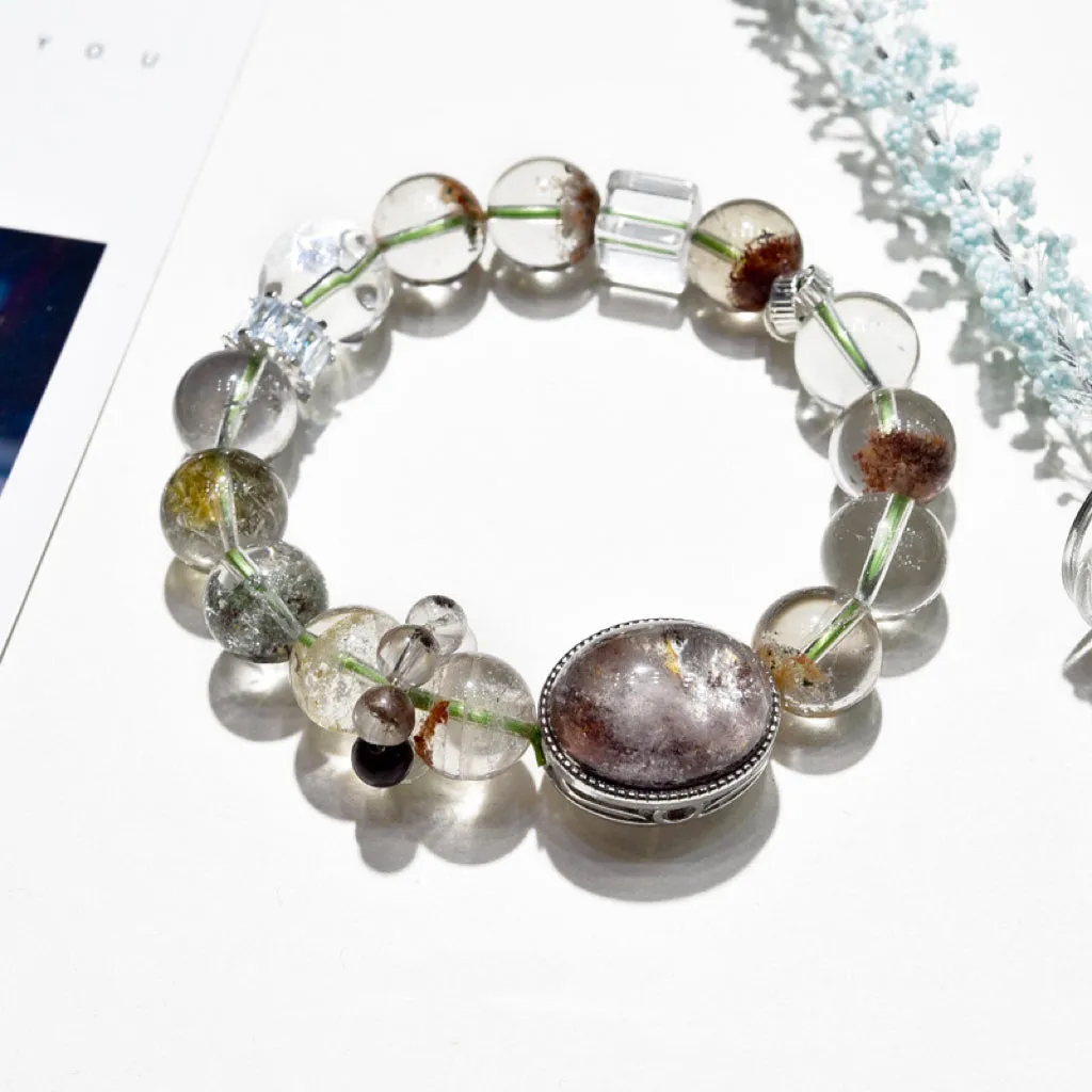 Money Drawing - Green Phantom Quartz