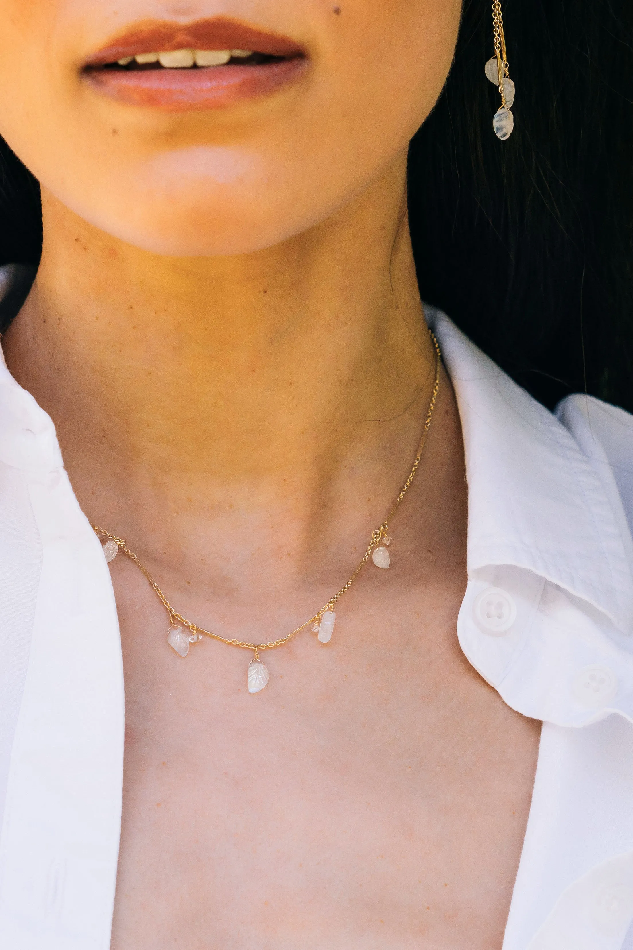 Moonstone Caprice Necklace