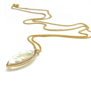 MOONSTONE MARQUISE NECKLACE