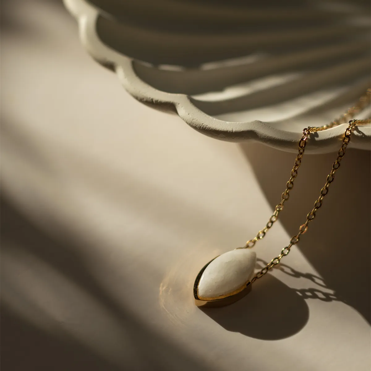 Moonstone Necklace (Marquis)