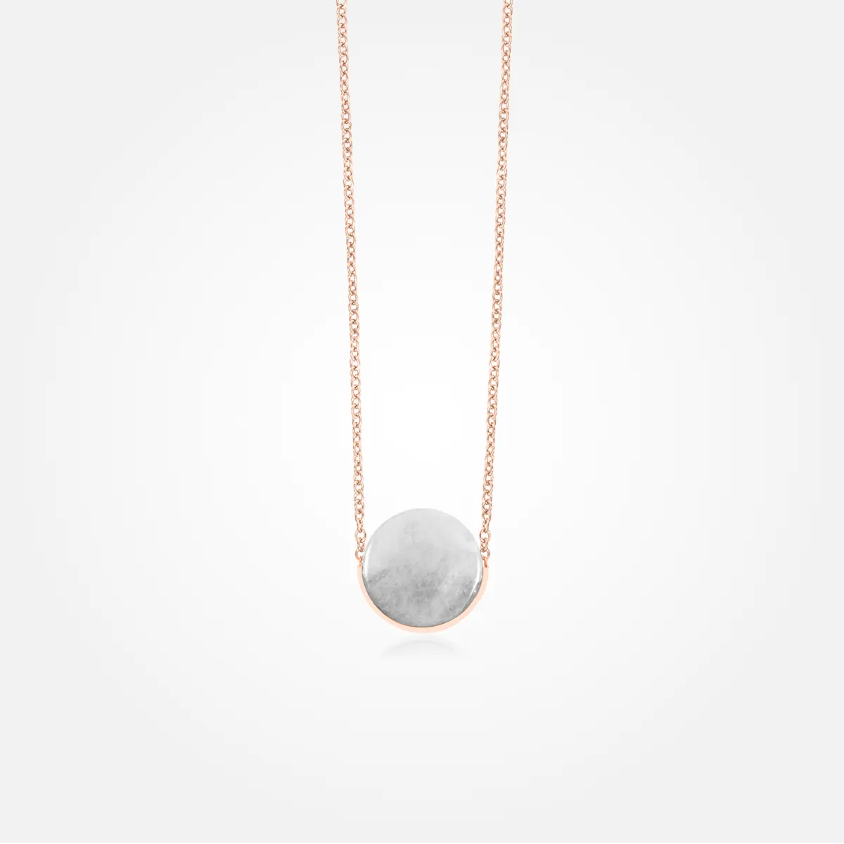 Moonstone Necklace (Round)