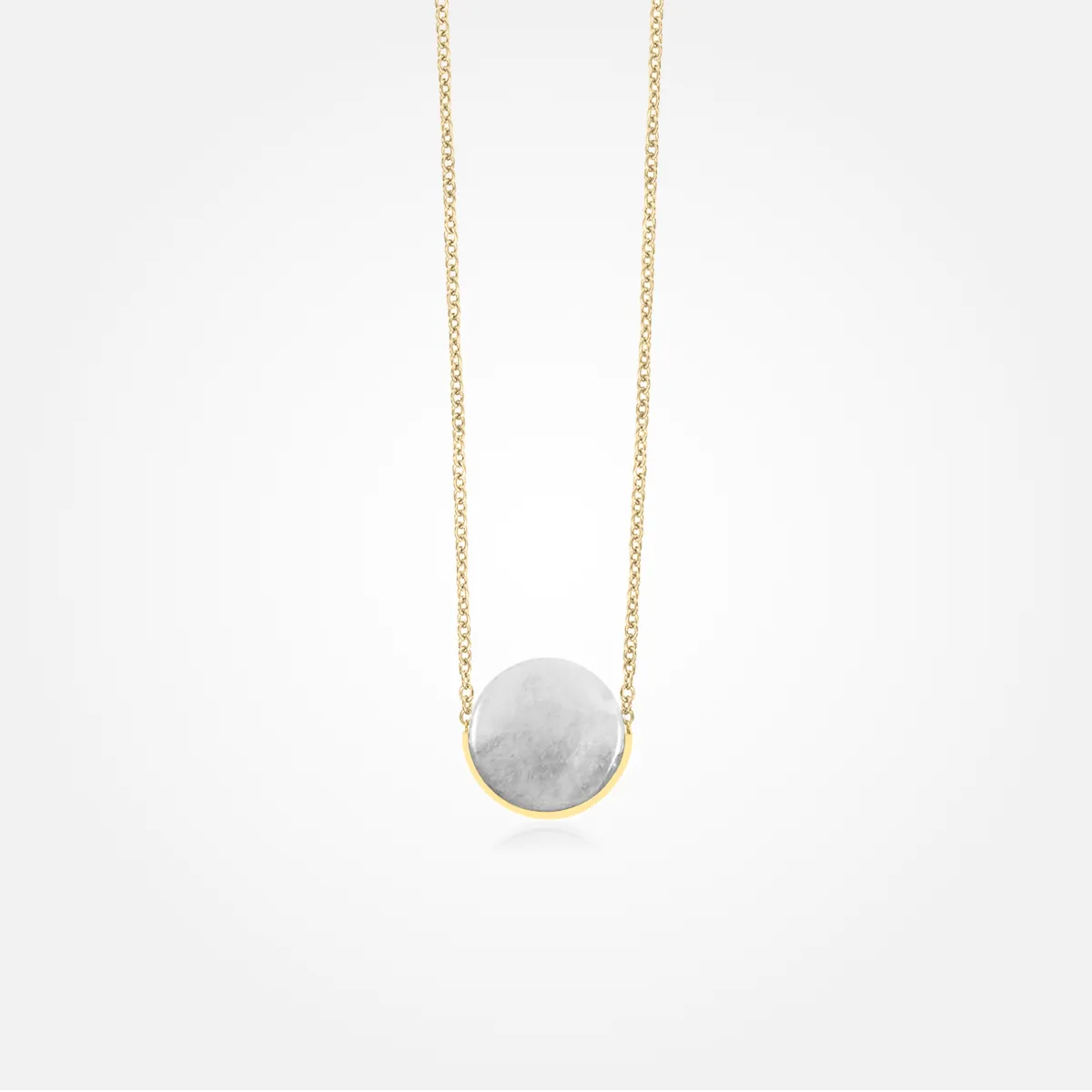 Moonstone Necklace (Round)