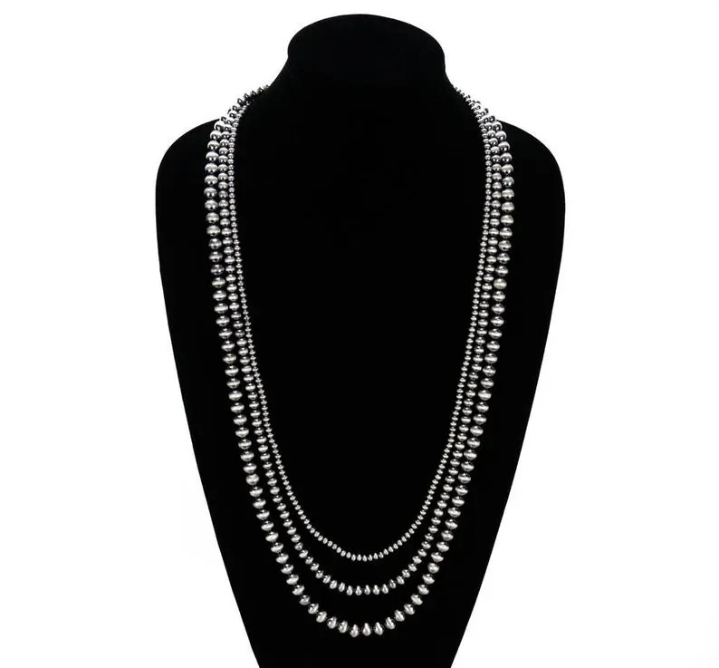 Multi Layered Navajo Style Beaded Necklace