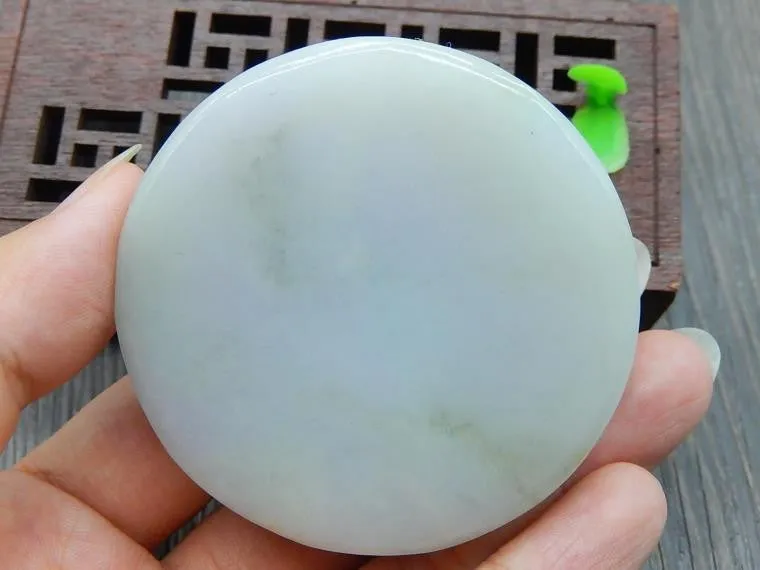 Natural Jade Rough Jadeite Raw (136g, 57X57X14.5mm)