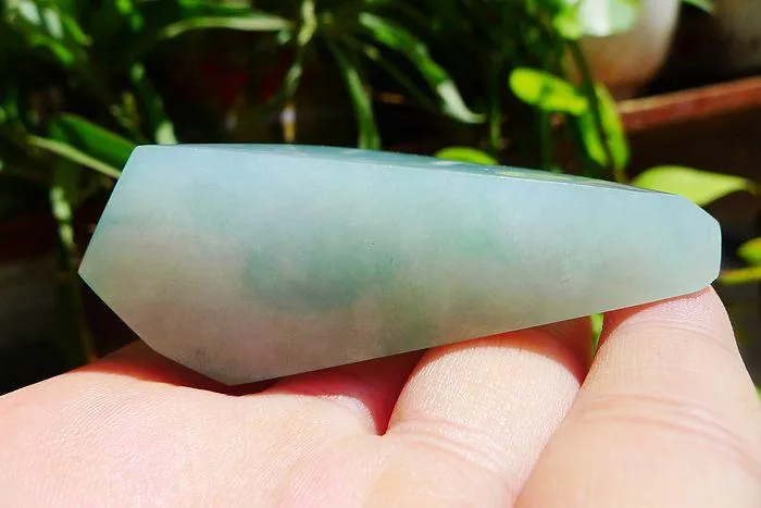 Natural Jade Rough Jadeite Raw (140g,6.6X5.4X2.4cm)