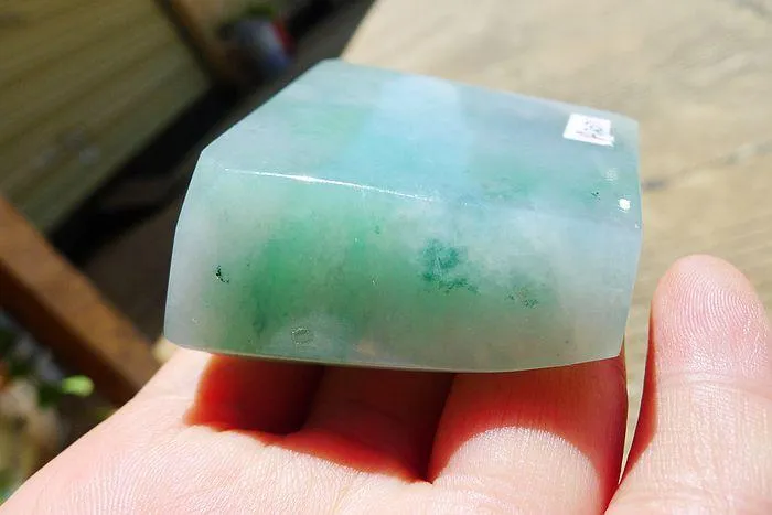 Natural Jade Rough Jadeite Raw (140g,6.6X5.4X2.4cm)