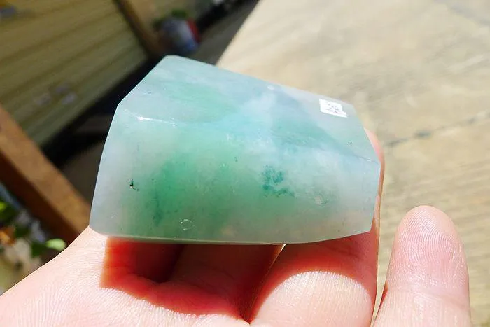 Natural Jade Rough Jadeite Raw (140g,6.6X5.4X2.4cm)