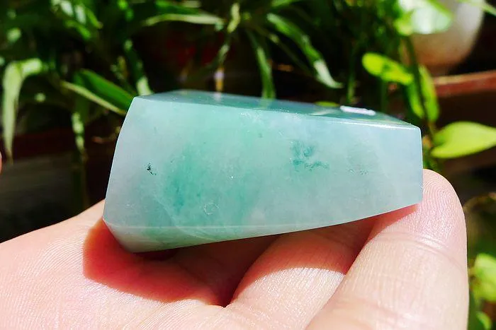 Natural Jade Rough Jadeite Raw (140g,6.6X5.4X2.4cm)
