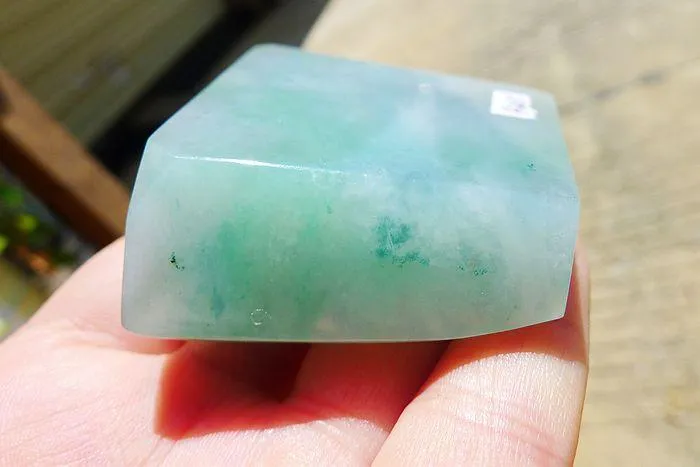 Natural Jade Rough Jadeite Raw (140g,6.6X5.4X2.4cm)