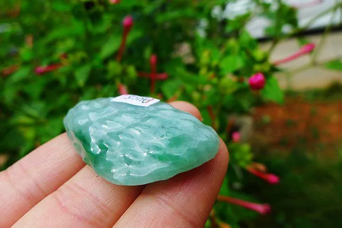 Natural Jade Rough Jadeite Raw (14g,4.3X2.5X0.8cm)