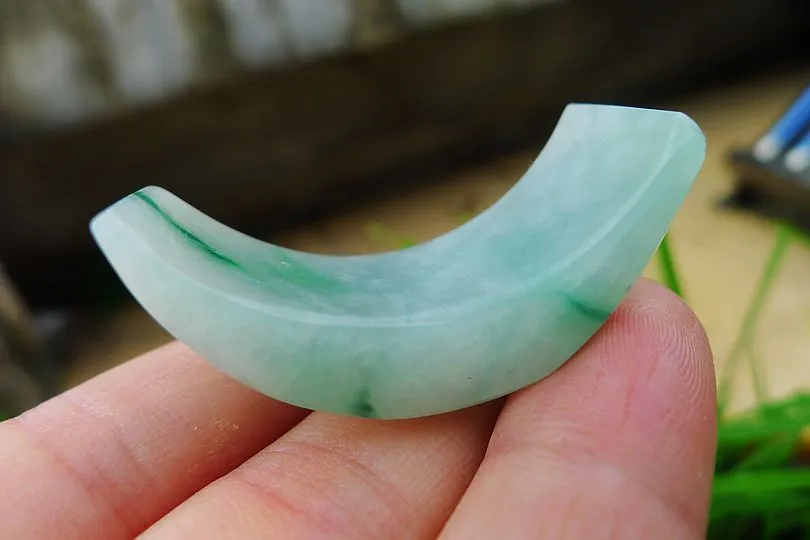 Natural Jade Rough Jadeite Raw (16g,3.8X1.6X0.85cm)