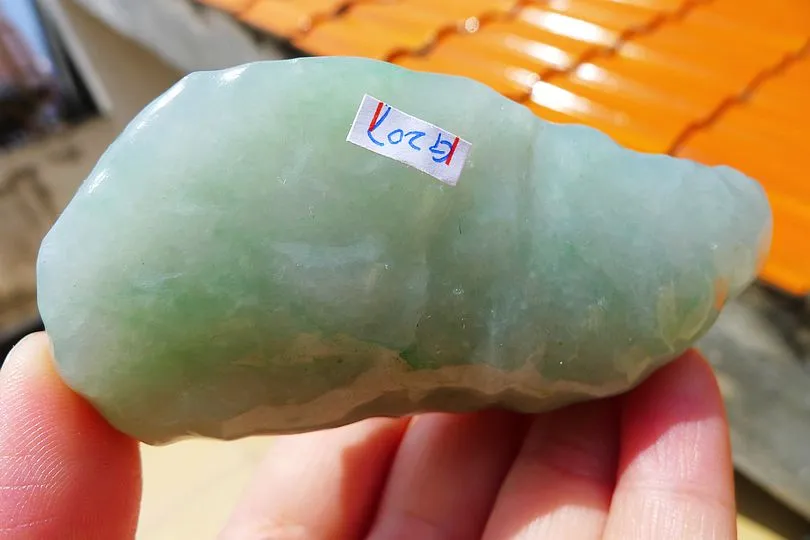 Natural Jade Rough Jadeite Raw (194g,8.5X4.2X3.7cm)