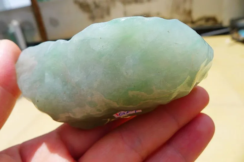 Natural Jade Rough Jadeite Raw (194g,8.5X4.2X3.7cm)