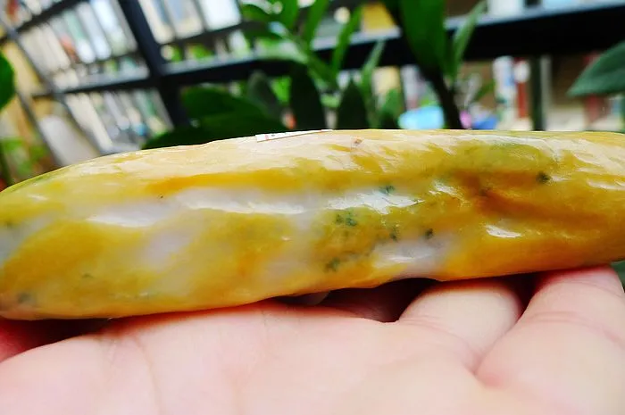 Natural Jade Rough Jadeite Raw (229g,11.6X4X2.6cm)