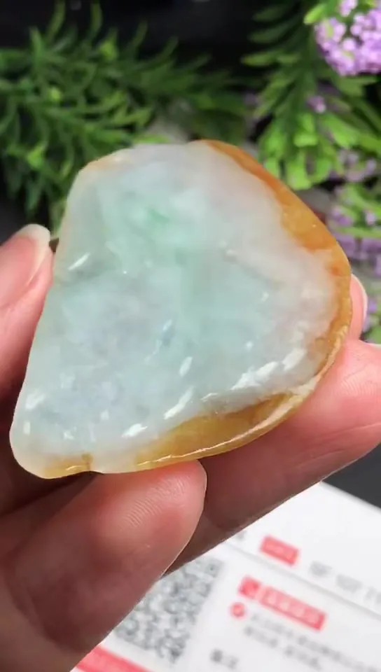 Natural Jade Rough Jadeite Raw (22g,5.5x3.4x0.64cm)-V2529