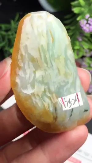 Natural Jade Rough Jadeite Raw (22g,5.5x3.4x0.64cm)-V2529
