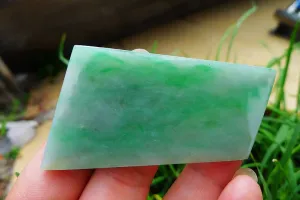Natural Jade Rough Jadeite Raw (23g,5.6X3.4X0.4cm)