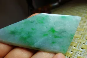 Natural Jade Rough Jadeite Raw (24g,7.3X3.3X0.4cm)