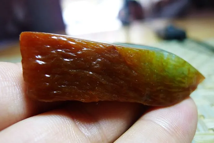 Natural Jade Rough Jadeite Raw (29g,5.5X2.5X1.2cm)