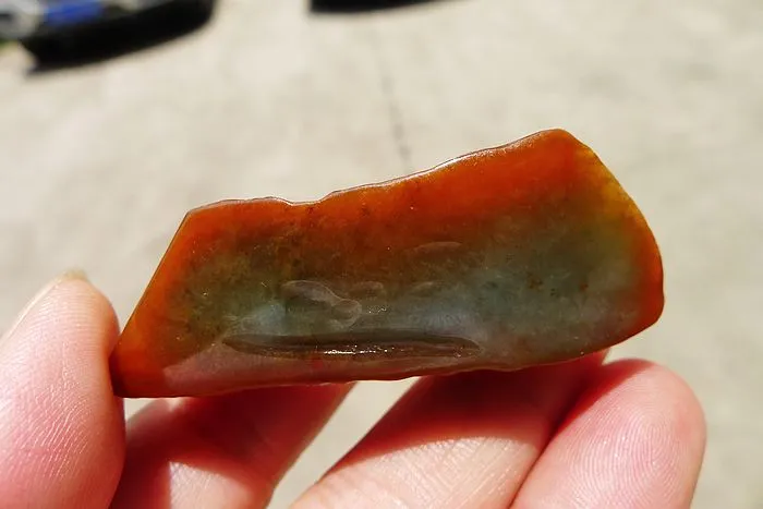 Natural Jade Rough Jadeite Raw (29g,5.5X2.5X1.2cm)