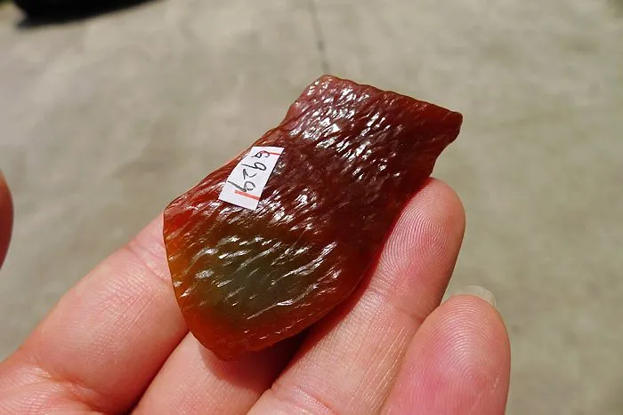 Natural Jade Rough Jadeite Raw (29g,5.5X2.5X1.2cm)