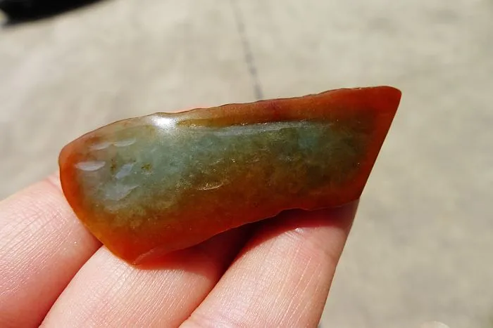 Natural Jade Rough Jadeite Raw (29g,5.5X2.5X1.2cm)