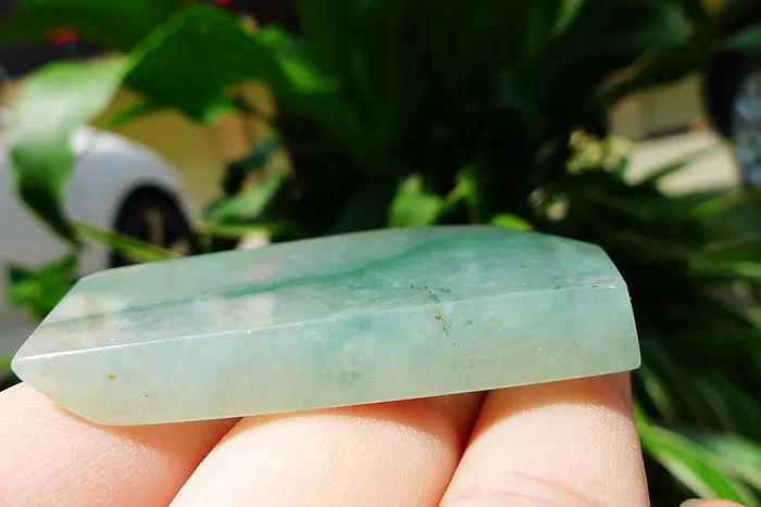 Natural Jade Rough Jadeite Raw (37g,5.7X3.6X0.7cm)