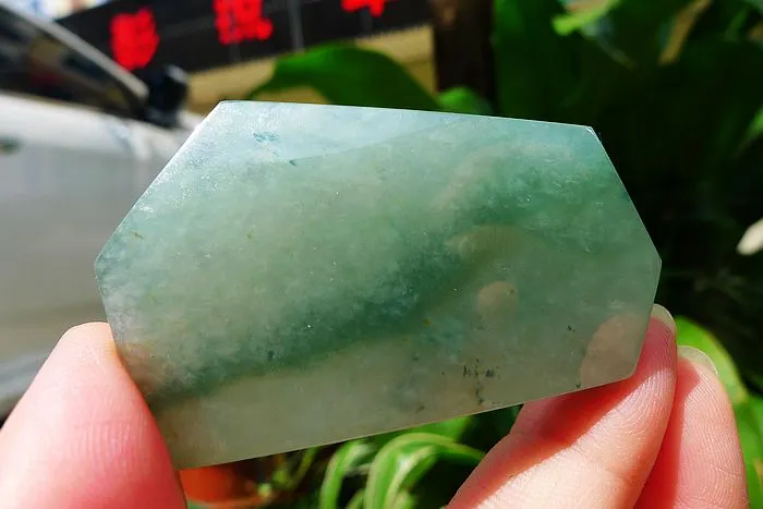 Natural Jade Rough Jadeite Raw (37g,5.7X3.6X0.7cm)