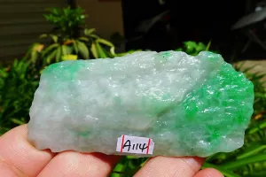 Natural Jade Rough Jadeite Raw (43g,7.5X3.5X1cm)