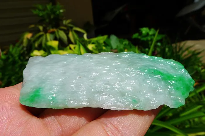 Natural Jade Rough Jadeite Raw (43g,7.5X3.5X1cm)