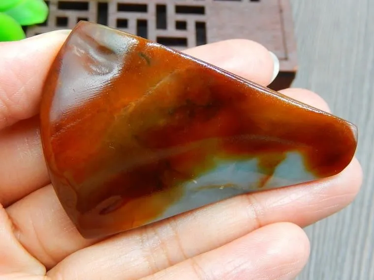 Natural Jade Rough Jadeite Raw (44g, 57X32X11mm)
