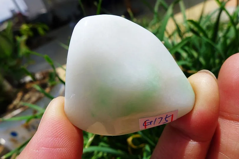 Natural Jade Rough Jadeite Raw (44g,4.1X3.5X1.8cm)
